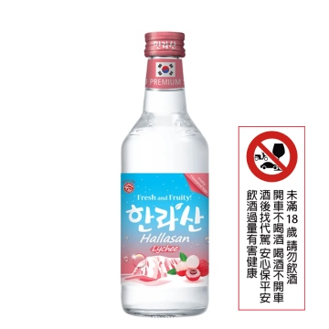 濟州島漢拏山燒酒(荔枝口味)12% 375ml
