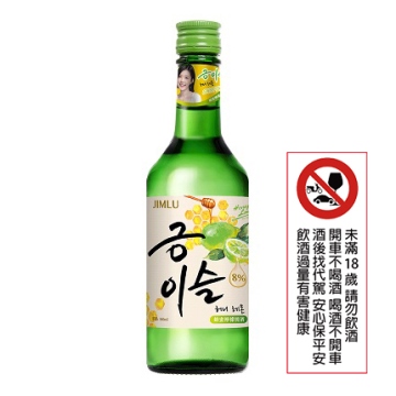 清露蜂蜜檸檬燒酒 360ml