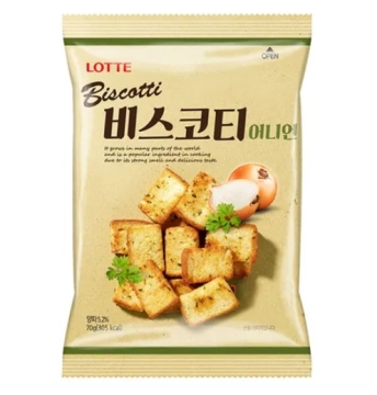 韓國樂天洋蔥麵包餅70g