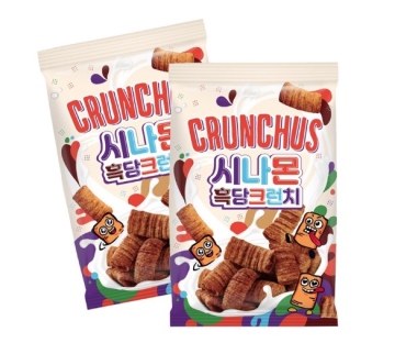 韓國CRUNCHUS肉桂黑糖風味餅乾 80g